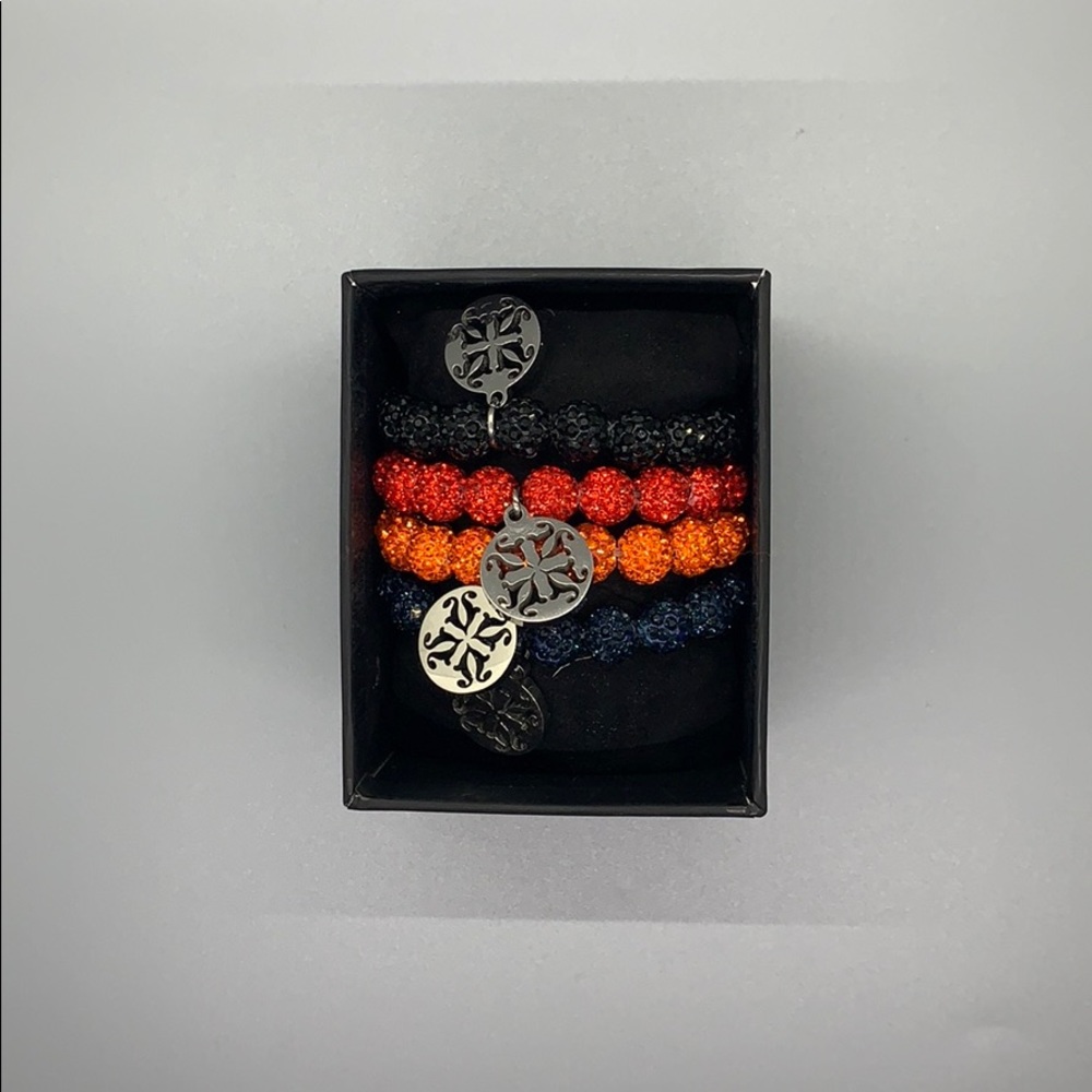 Rustic Cuff Various Colors Bead Bracelets